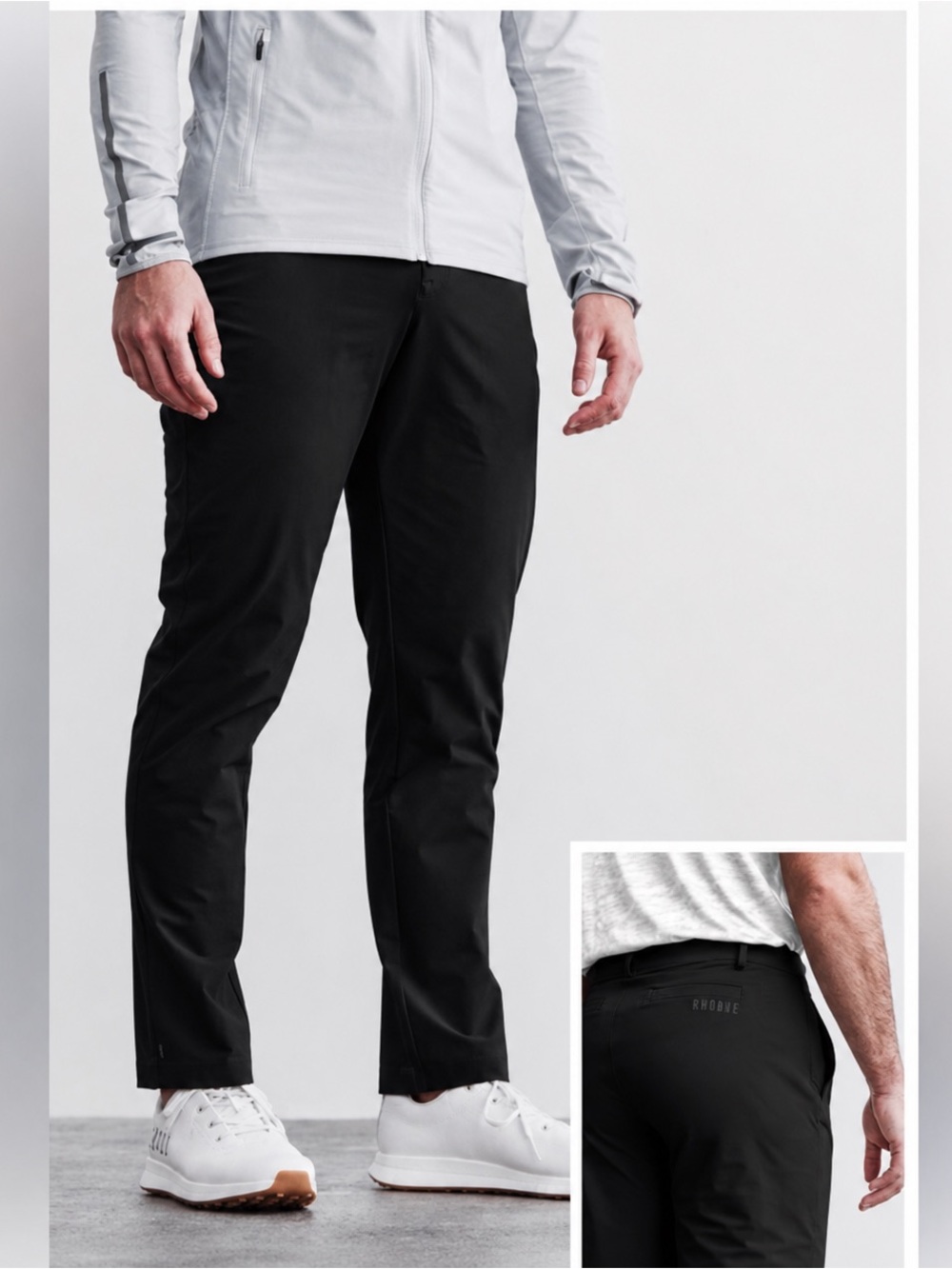 Nobull Men’s Golf Pants Black 33x34 New With Tags